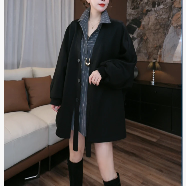 【鑫蕾】新款外套休闲时尚宽松大气韩版外套85122