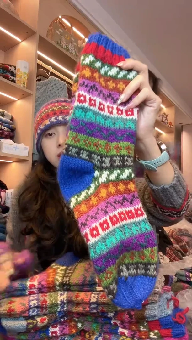 羊毛?****宝百羊毛地板袜875