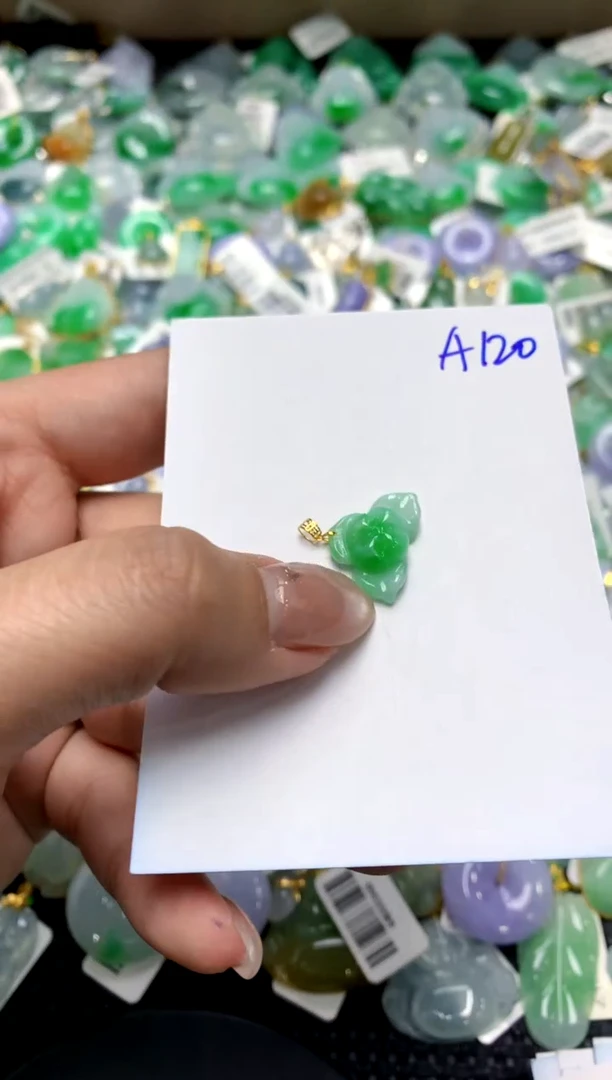 【闪购商品】翡翠颈饰18K金镶嵌1111111111111111