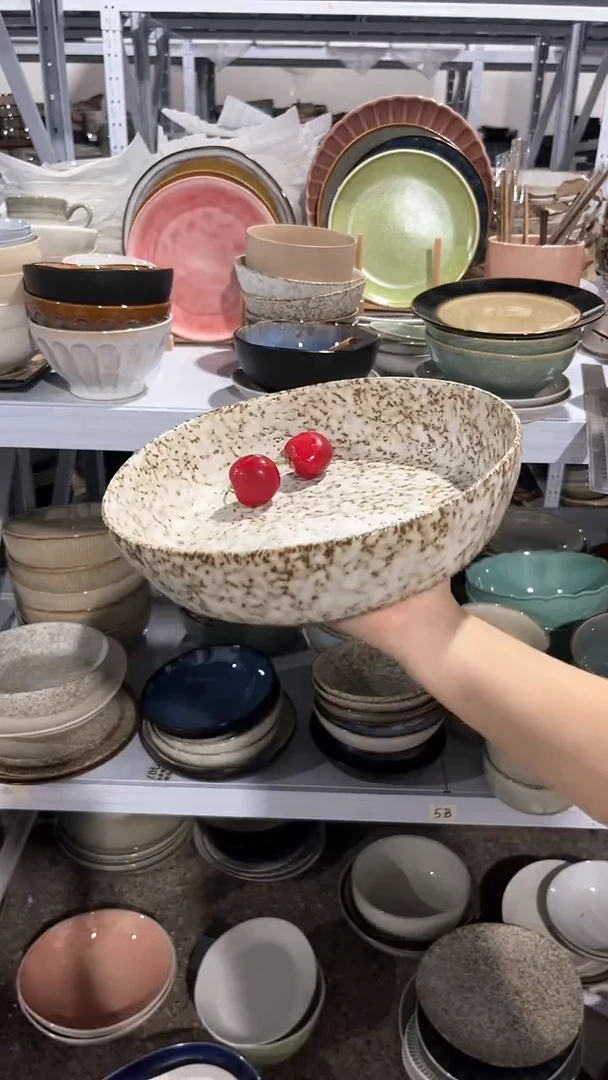 【闪购商品】瓷片外贸尾货微瑕满20包邮X J3A大深盘