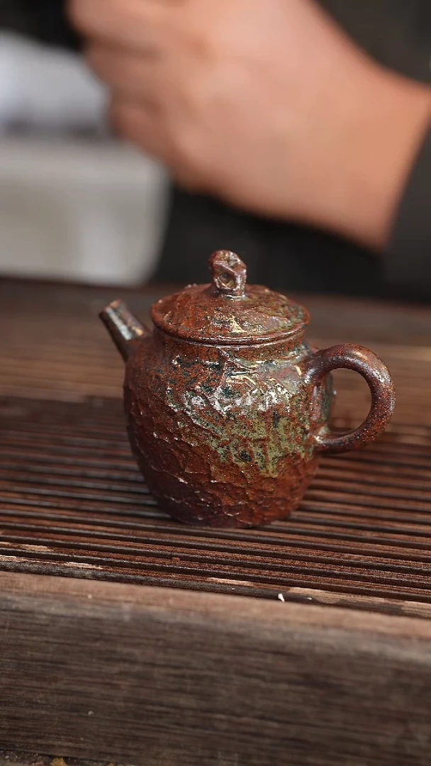 茶壶紫砂原矿手工制作