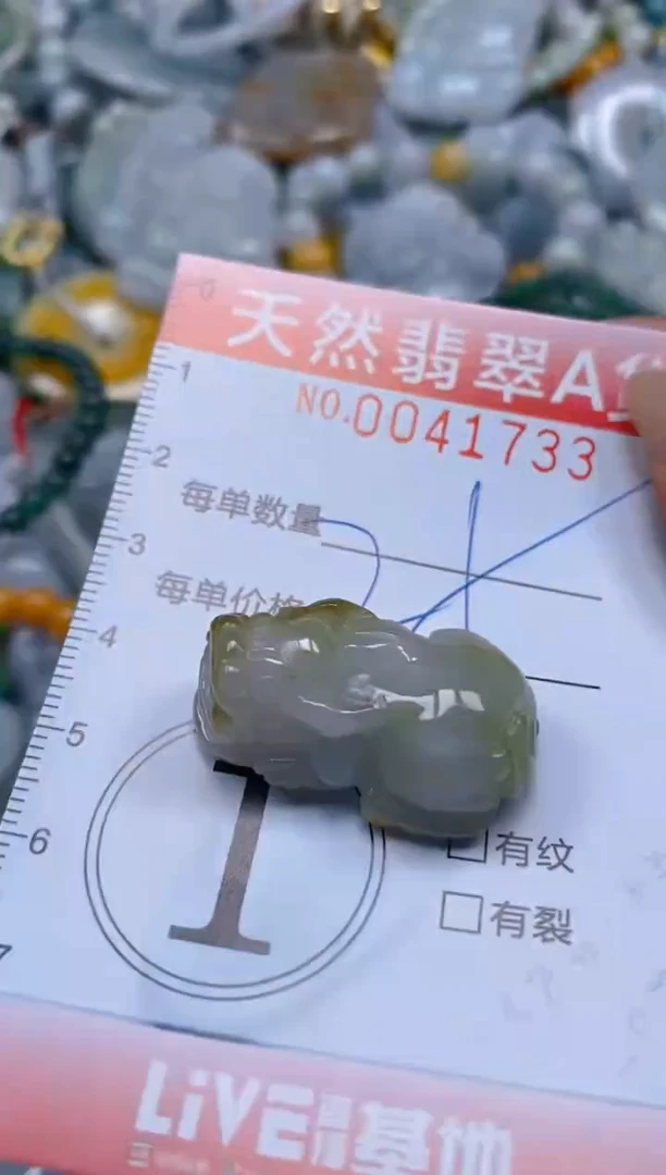 翡翠未镶嵌颈饰闪购0041733