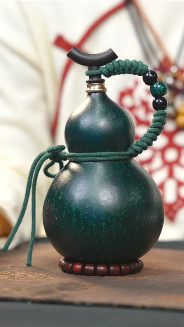 【闪购商品】RN257大漆酒葫芦不包手串及旋转底座