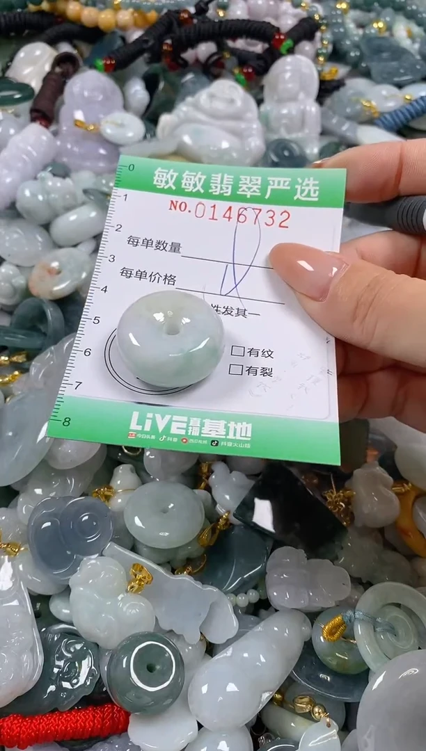 翡翠未镶嵌颈饰闪购0146732