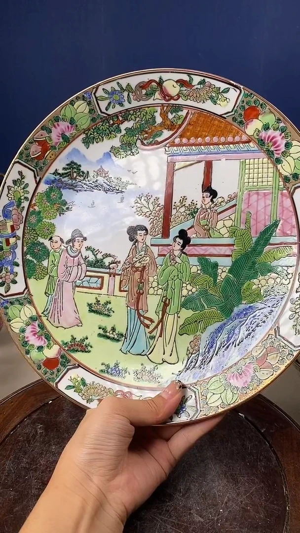 瓷片微瑕景德镇窑厂瓷摆件单件