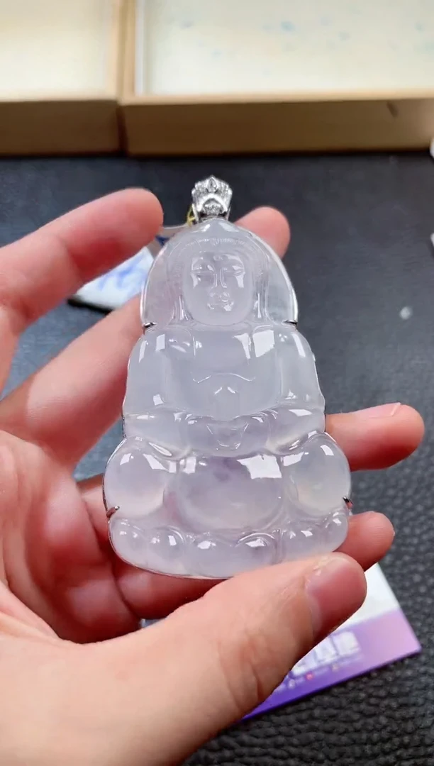 翡翠18K金镶嵌颈饰00004712