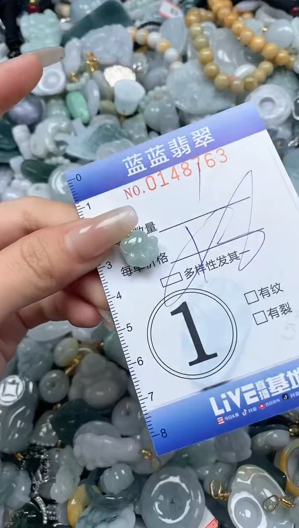 【闪购商品】翡翠颈饰未镶嵌闪购0148763多样性发其一