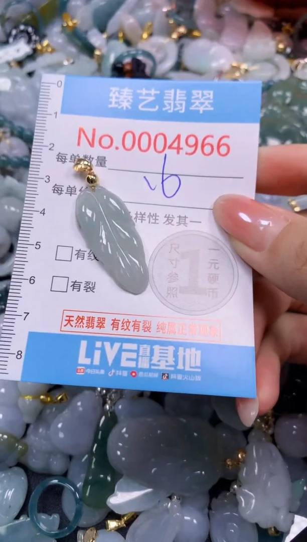 颈饰未镶嵌翡翠4966