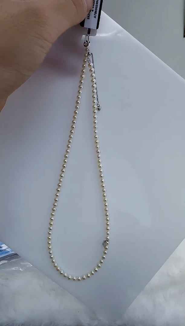 未镶嵌淡水珍珠DA珍珠项链 a786