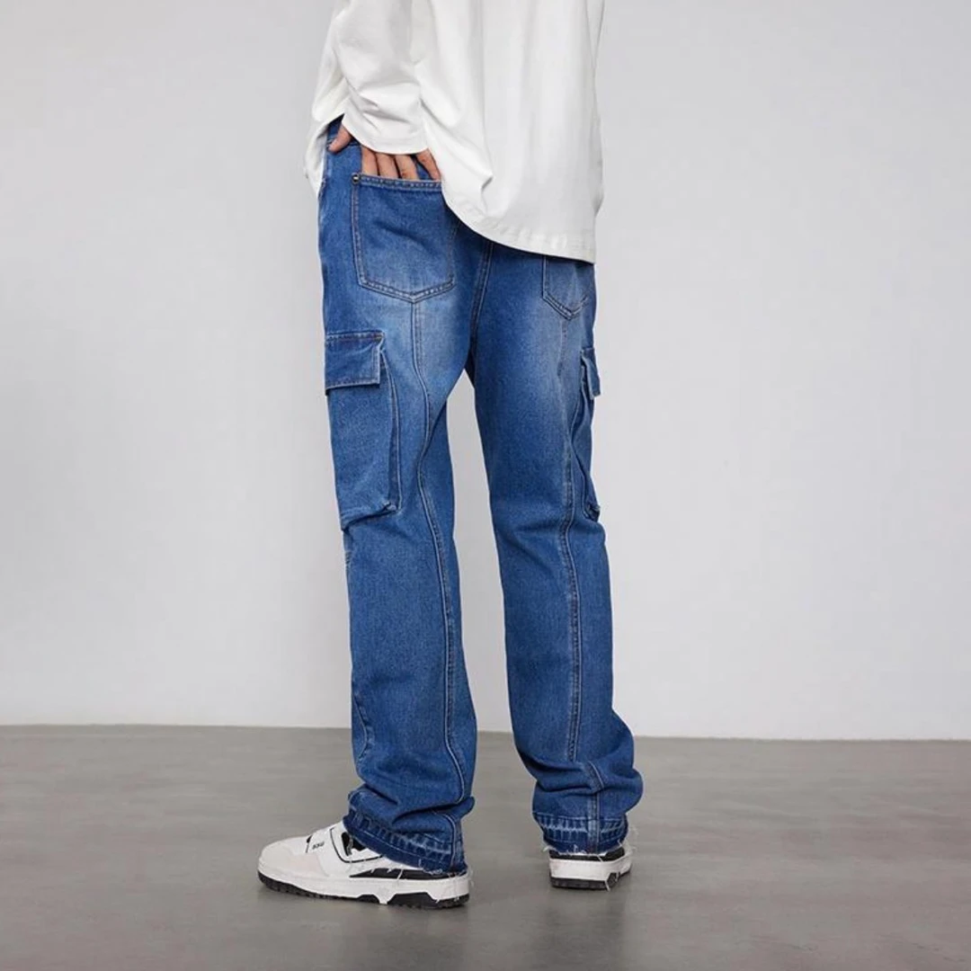 K03(ST)-52244-BON水洗风格工装牛仔裤