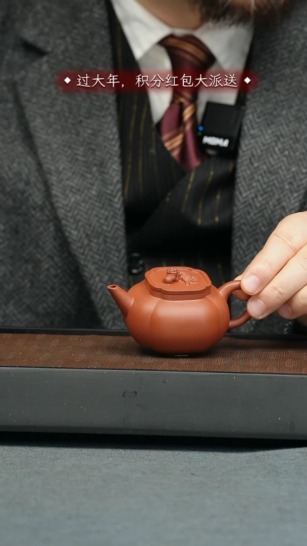 【闪购商品】紫砂茶壶五堂 剑流狮球