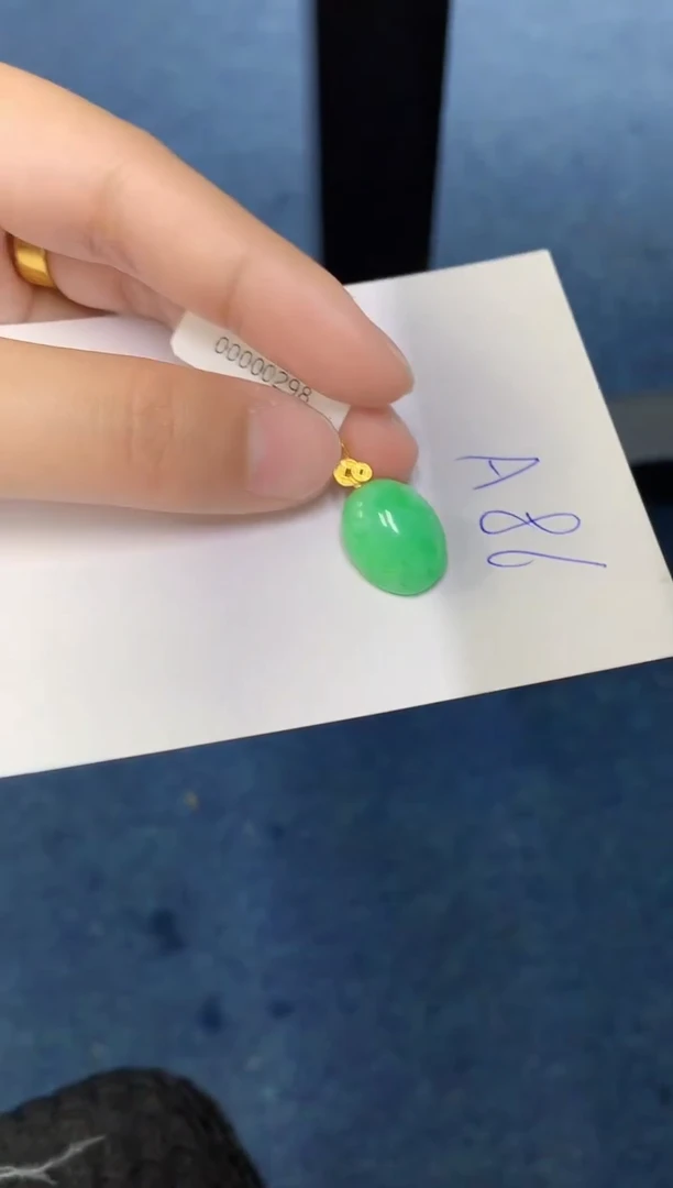 【闪购商品】翡翠颈饰18K金镶嵌000000000