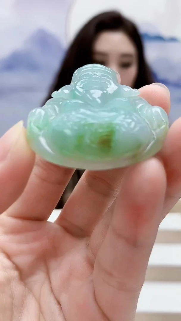 未镶嵌定制翡翠4829lr-毛货挂件51