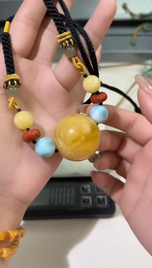 裸石琥珀未镶嵌天然琥珀蜜蜡吊坠 32+