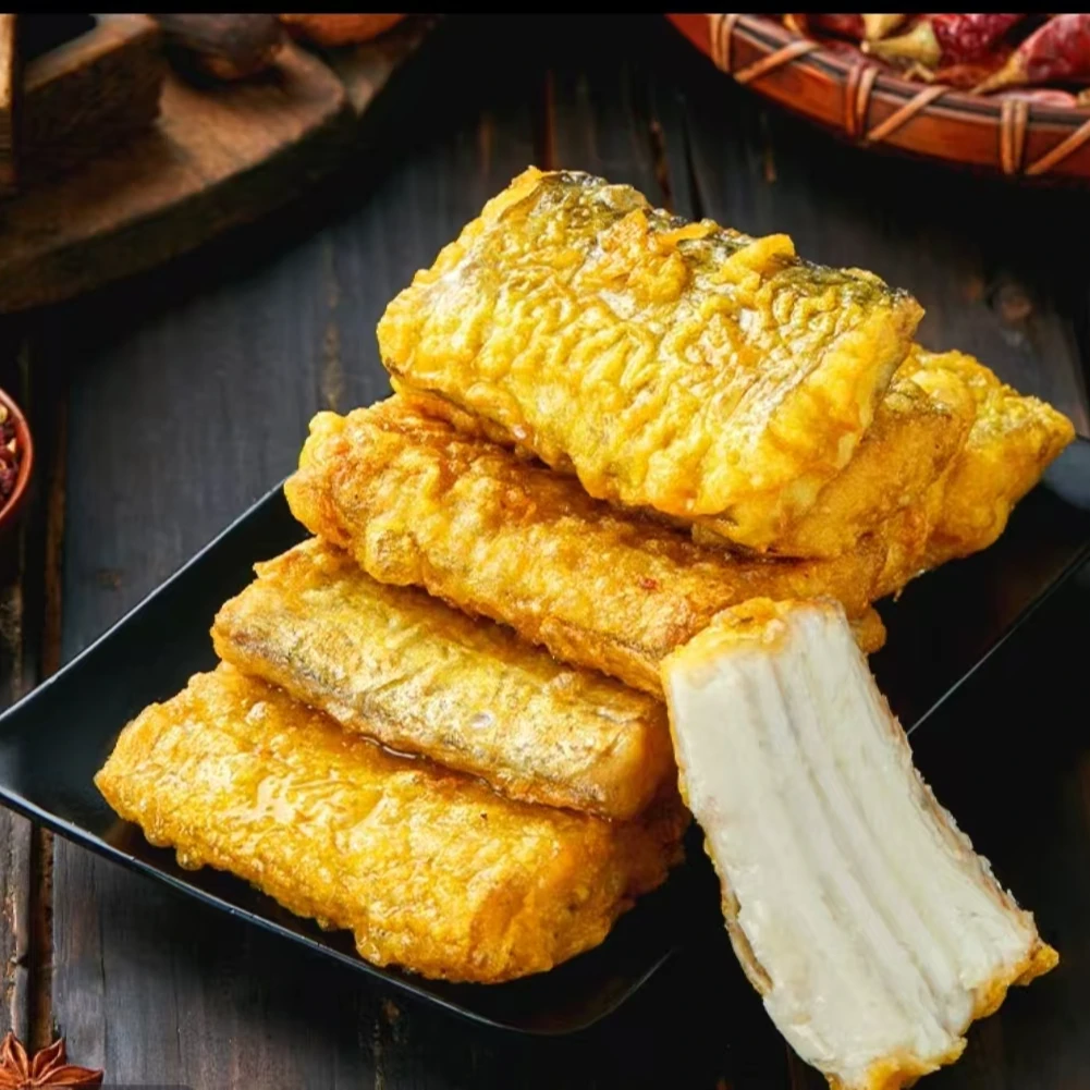 香酥油炸带鱼段310g/袋 外酥里嫩色泽金黄大段带鱼方便食用