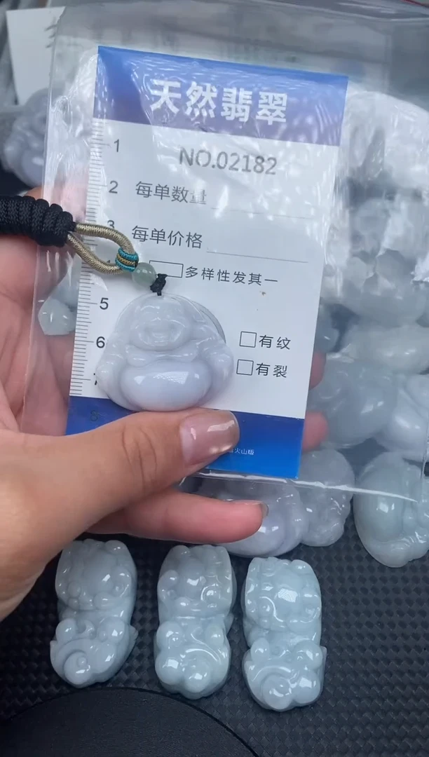 颈饰未镶嵌翡翠纯天然A货翡翠2182