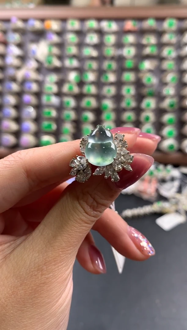 未镶嵌定制翡翠天然缅甸A货翡翠 1.3