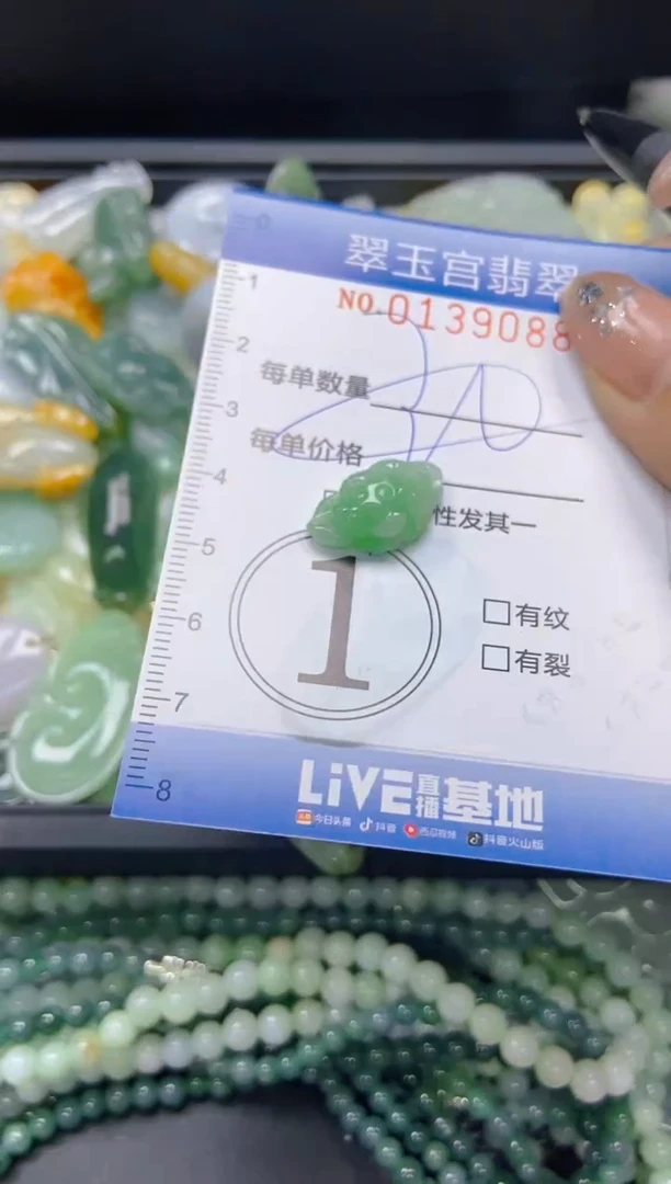 翡翠未镶嵌颈饰闪购0139088