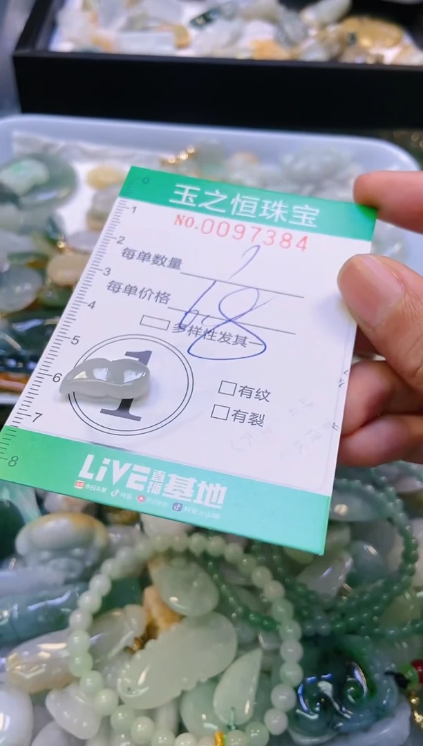 翡翠未镶嵌颈饰闪购0097384