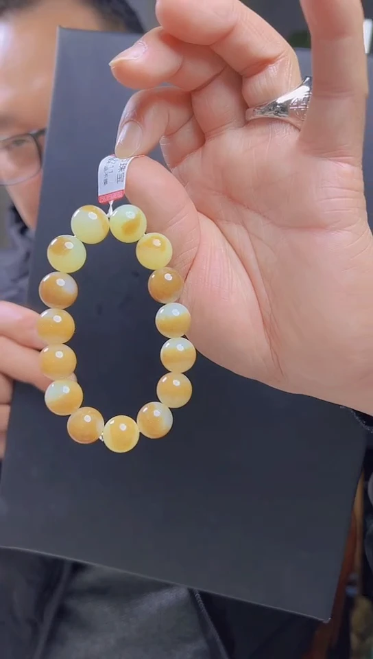 未镶嵌手串和田玉和田玉卡14