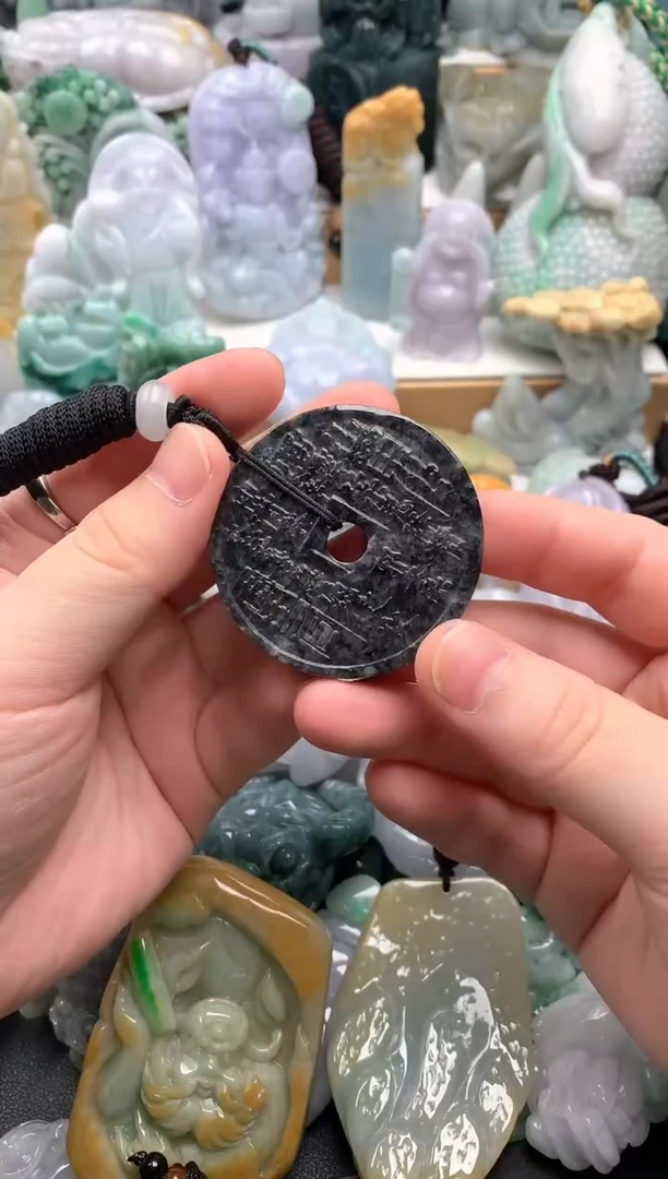 吊坠(不含链)未镶嵌翡翠1