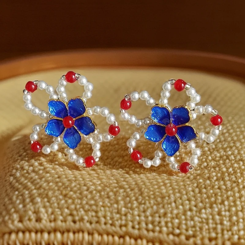 锌合金仿珍珠发饰 古风手工汉服唐宋明制百搭U型小发钗发簪