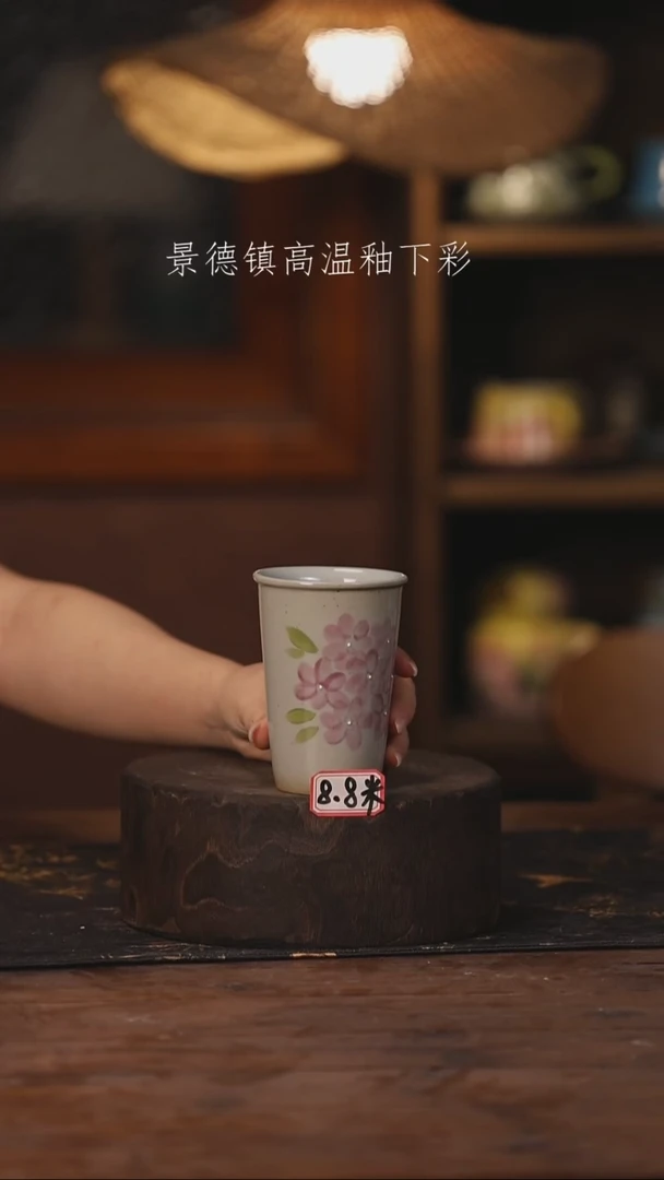 陶瓷景德镇高温釉下手绘陶瓷486
