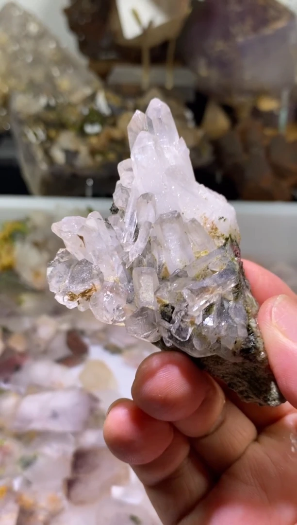 未镶嵌珠宝半成品水晶69号88g四川超七花园水晶