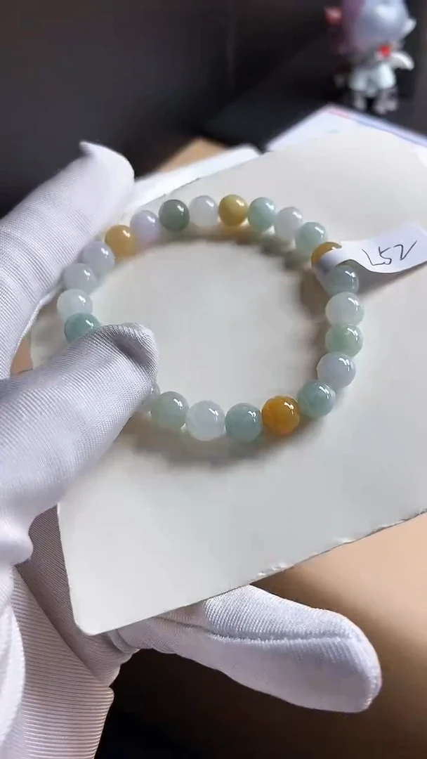 【闪购商品】翡翠手串未镶嵌天然A货翡翠手串L52