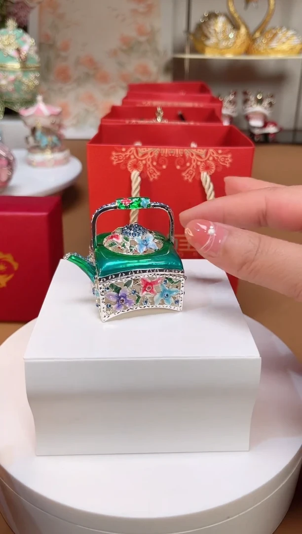 【闪购商品】易尚宝珐琅彩首饰盒