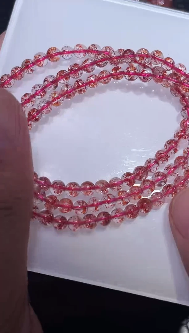 未镶嵌手链水晶金草莓多圈A4（多样性发其一）
