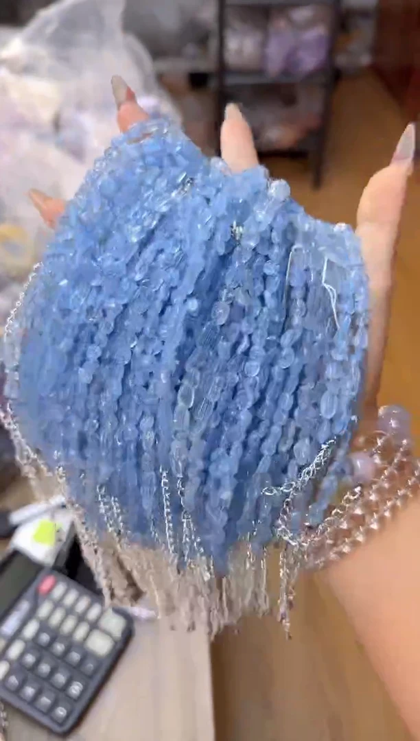 【闪购商品】海蓝宝石手串合金270/多样性发其一/卡