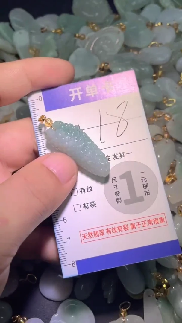 颈饰未镶嵌翡翠翡翠A货