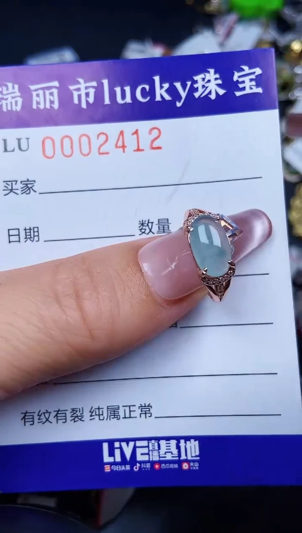 翡翠银S925镶嵌颈饰2412