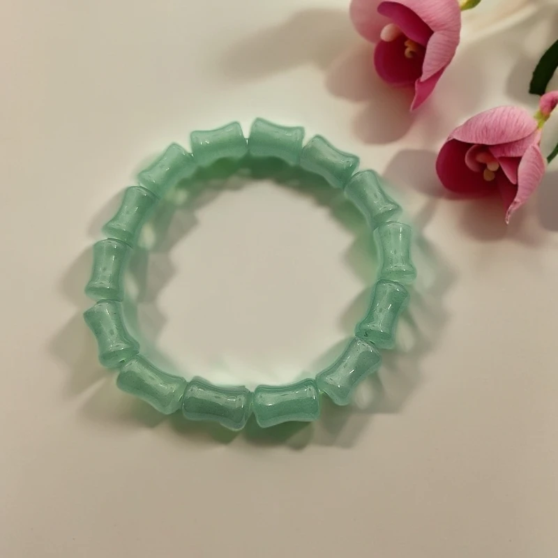 【梦梦专属】【证书+精美礼盒】百搭节节高升东陵玉竹节手串DS23917