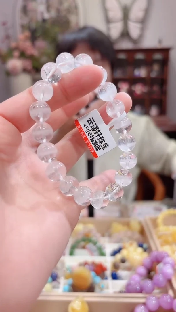 【闪购商品】水晶手串未镶嵌设计款珠串10.3