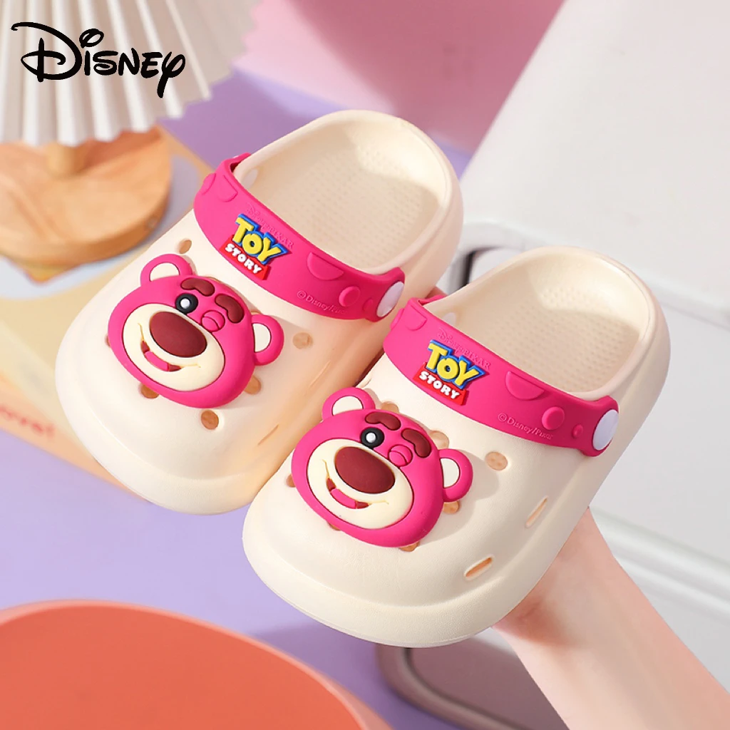 迪士尼/Disney正品拖鞋卡通夏防滑防臭凉鞋宝宝儿童洞洞鞋女童