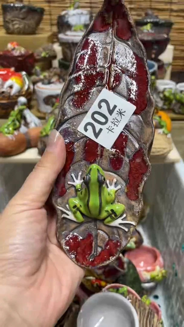 大*鱼202精美粗陶手工柴烧