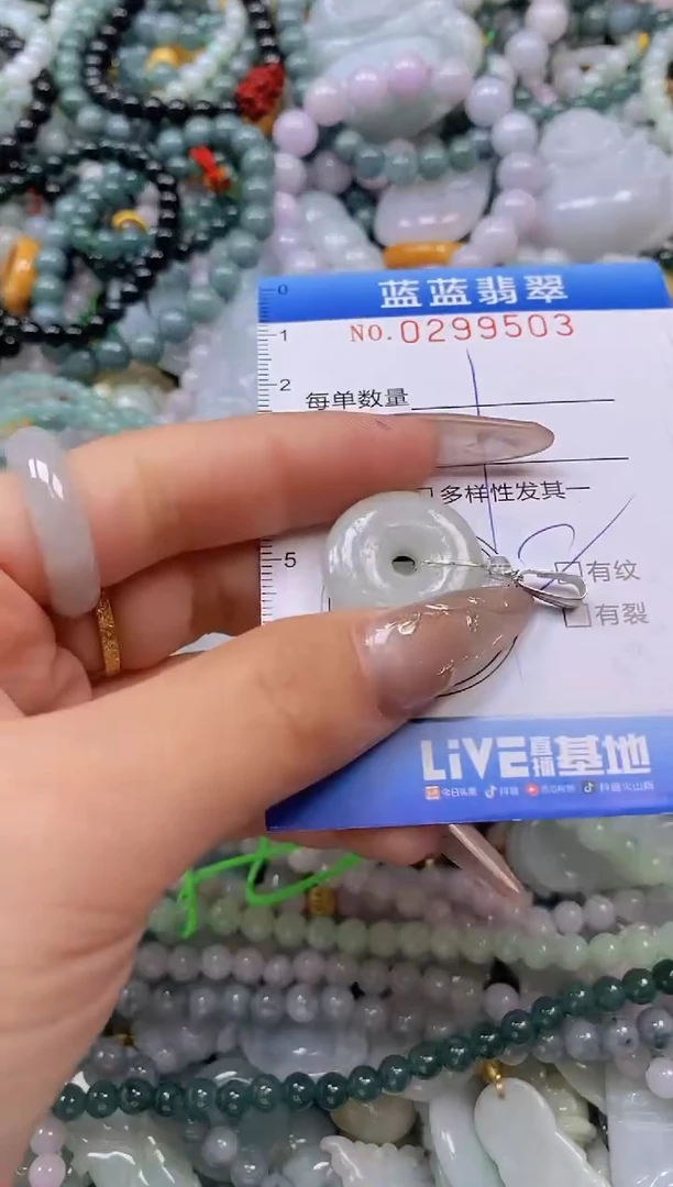 翡翠未镶嵌颈饰闪购0299503