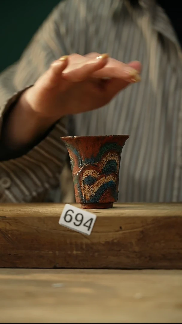 【闪购商品】瓷片新品设计师手作款 大漆手刷系列 小钱