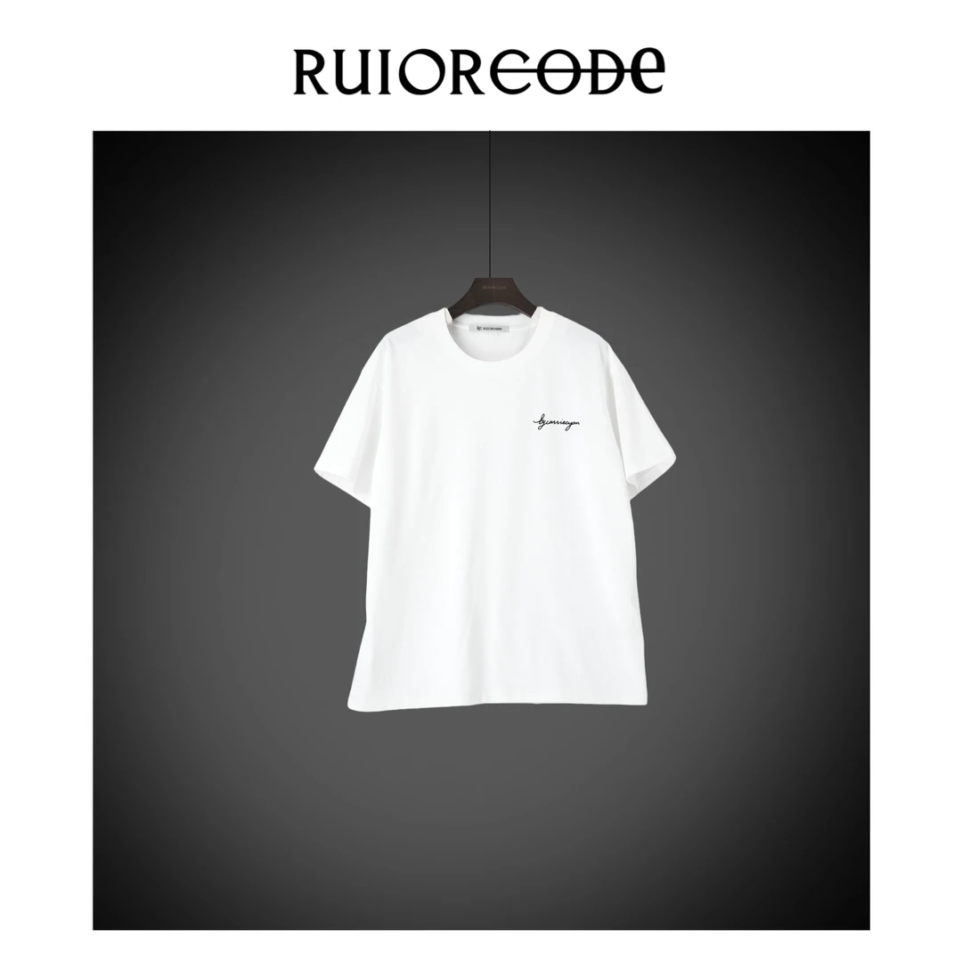 【RUIORCODE】艺术字母圆领短袖T恤  理性消费！！