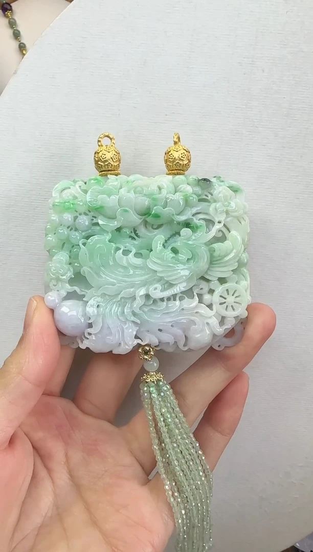 颈饰未镶嵌翡翠国风翡翠