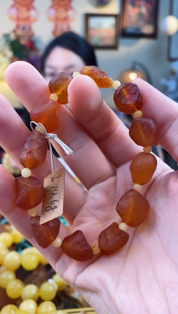 【闪购商品】琥珀手串未镶嵌手串