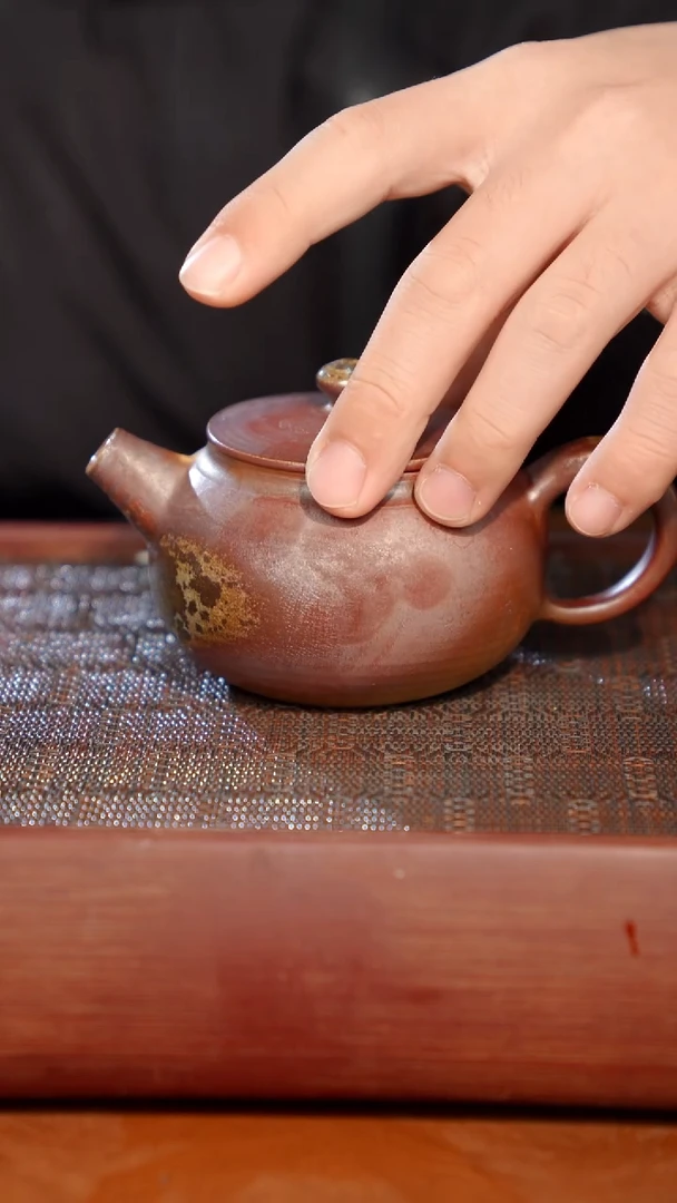 陶瓷奢瓷/瑞寅柴烧茶器（壶）329微瑕