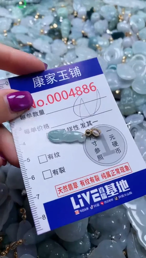 颈饰未镶嵌翡翠4886
