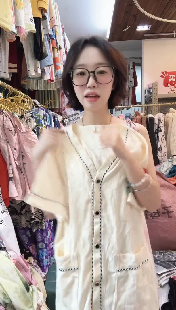 白色针织短袖 七分裤l（具体根据主播讲解为主）