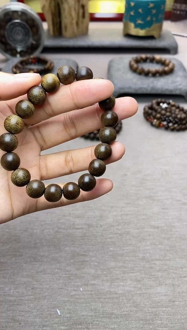 【闪购商品】沉香手串越南芽庄黄棋10沉水 单圈
