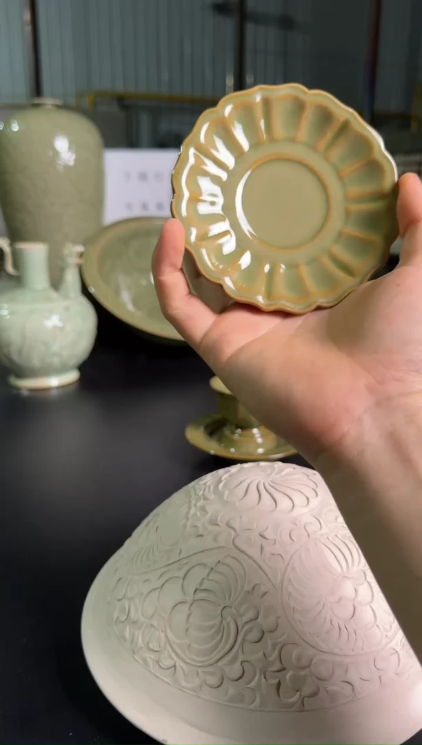 默认花瓣杯垫耀州窑249