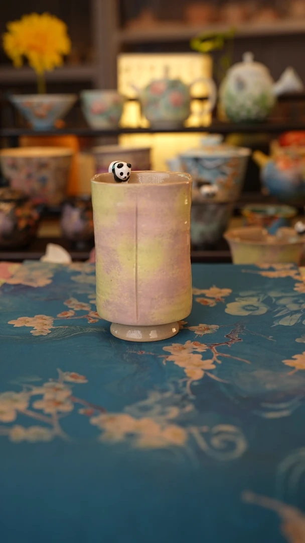 【闪购商品】贰鱼系列 趴趴熊手握杯