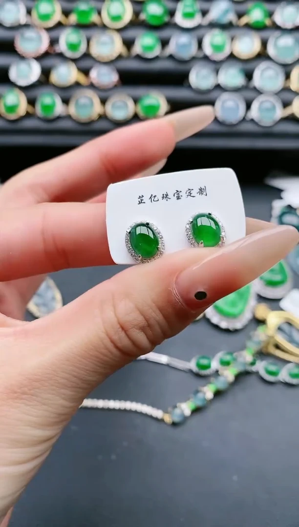 【闪购商品】翡翠戒指银S925镶嵌11111